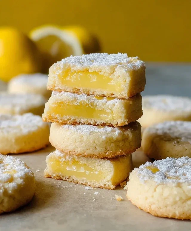 Lemon Bar Butter Cookies