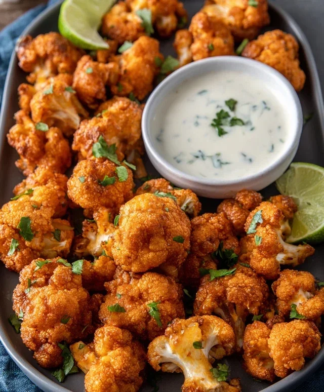 Air Fryer Buffalo Cauliflower Recipe
