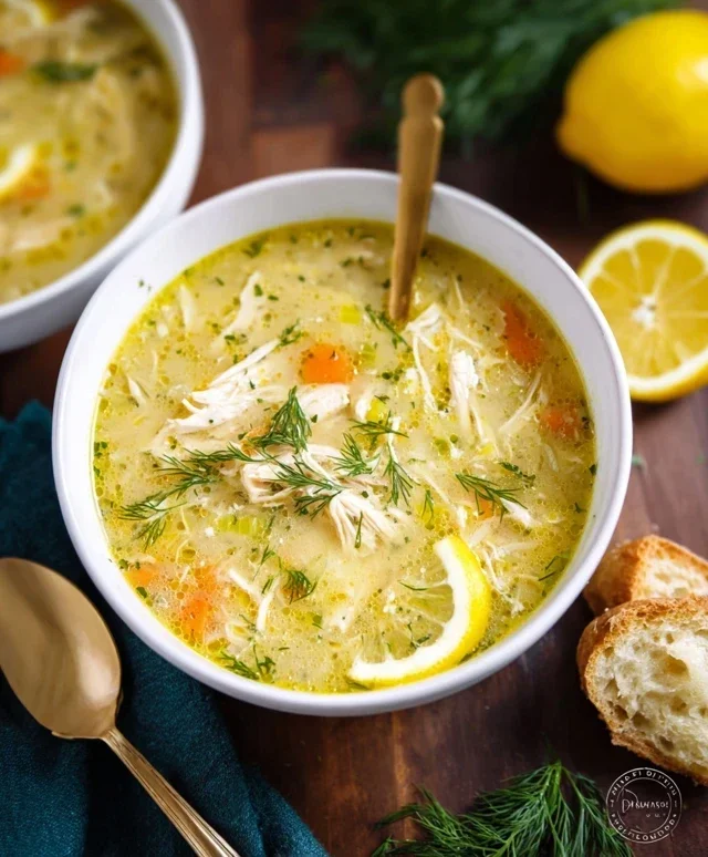 Greek Lemon Chicken Soup
