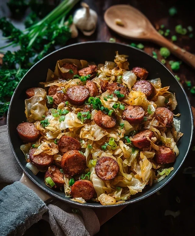 Easy Sausage and Cabbage Stir Fry