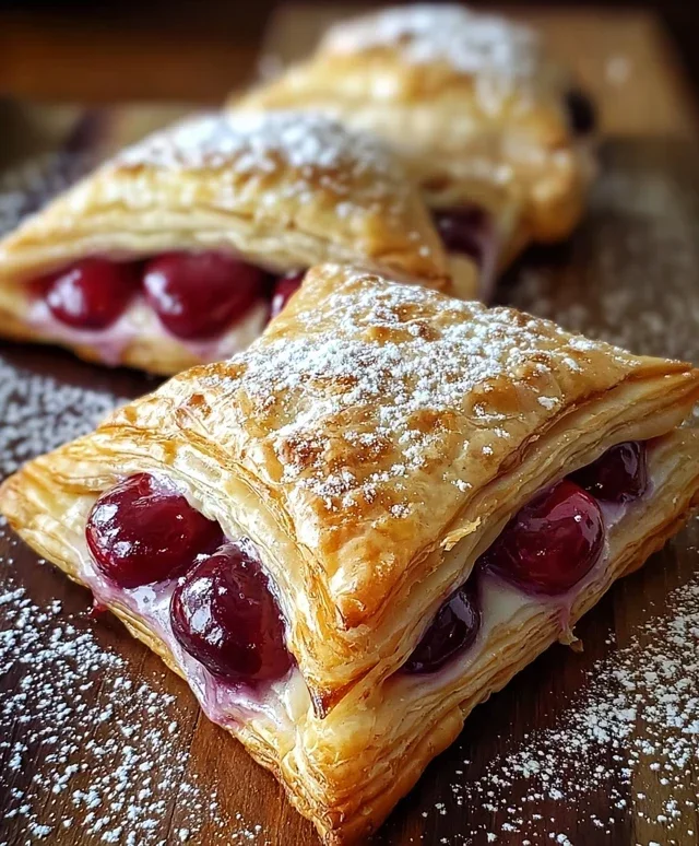 Easy Cherry Turnovers