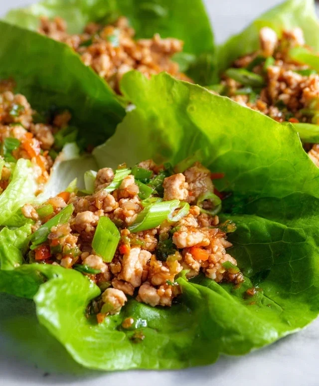 Asian chicken lettuce wraps recipe (Whole30, Pnon-non-non-alcoholic alternativeic non-alcoholic aleo, Low Carb)