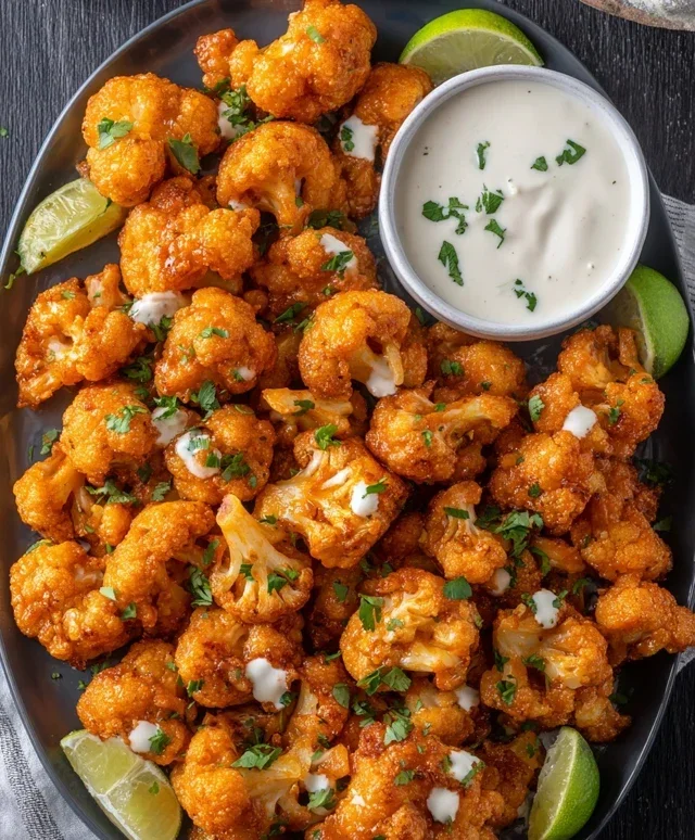 Air Fryer Buffalo Cauliflower Recipe