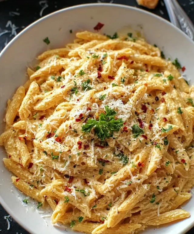 One Pot Creamy Garlic Pasta (Just 20 Minutes!)