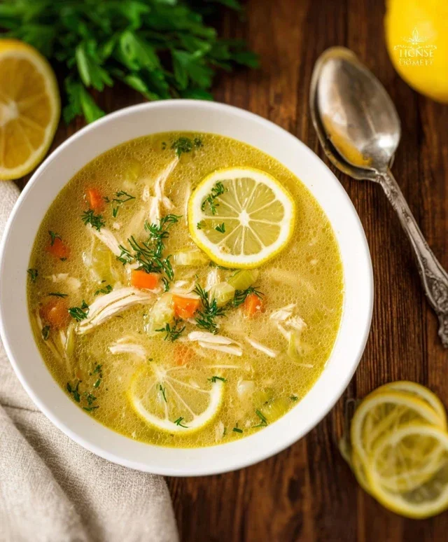 Greek Lemon Chicken Soup