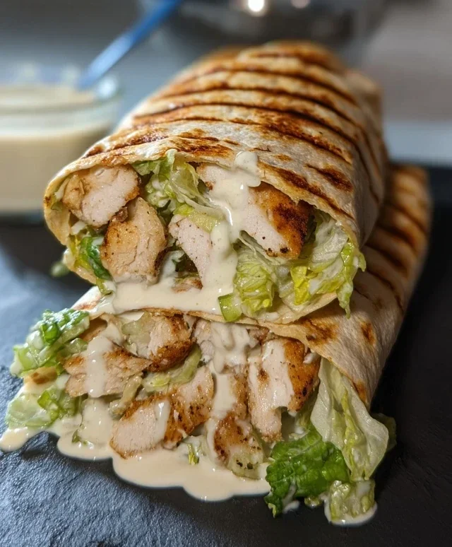 Chicken Caesar Wraps