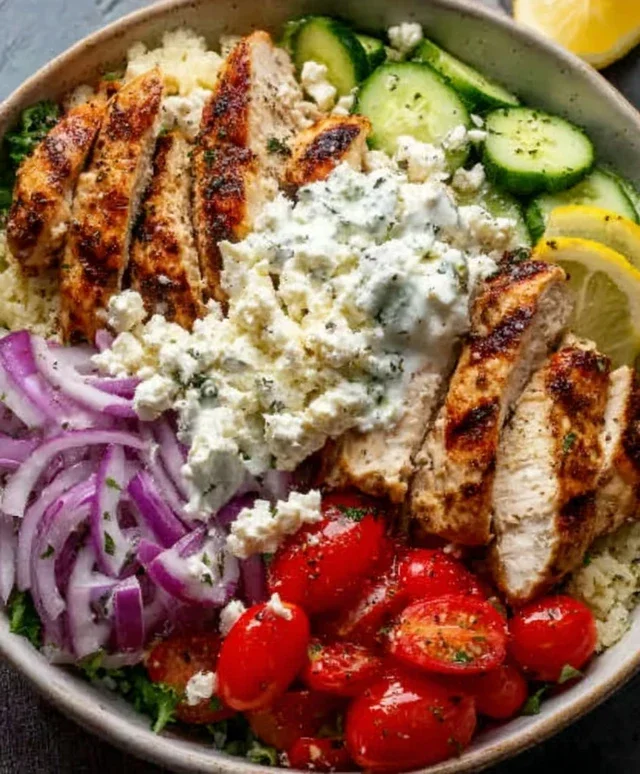 Greek Chicken Bowls