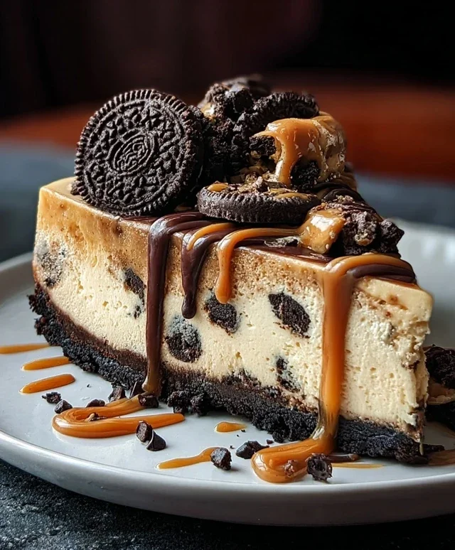 Oreo & Caramel Cheesecake