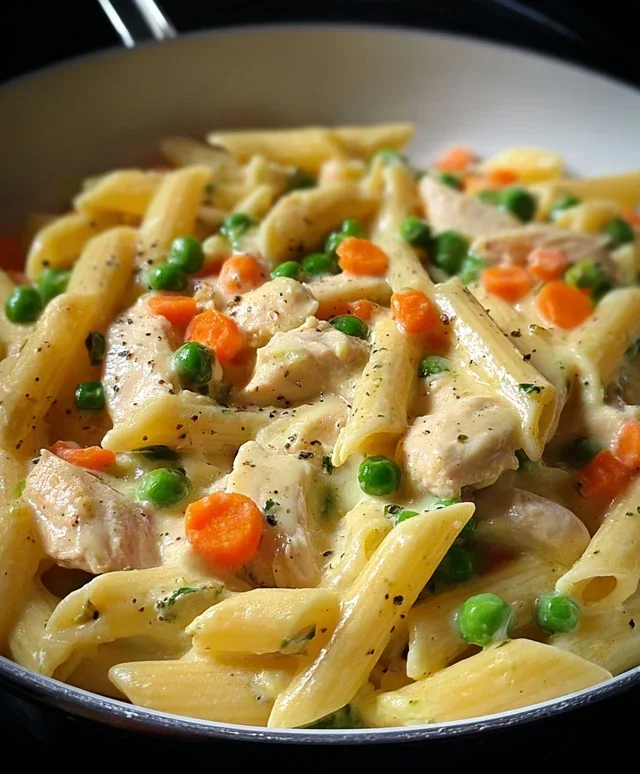 Chicken Pot Pie Pasta