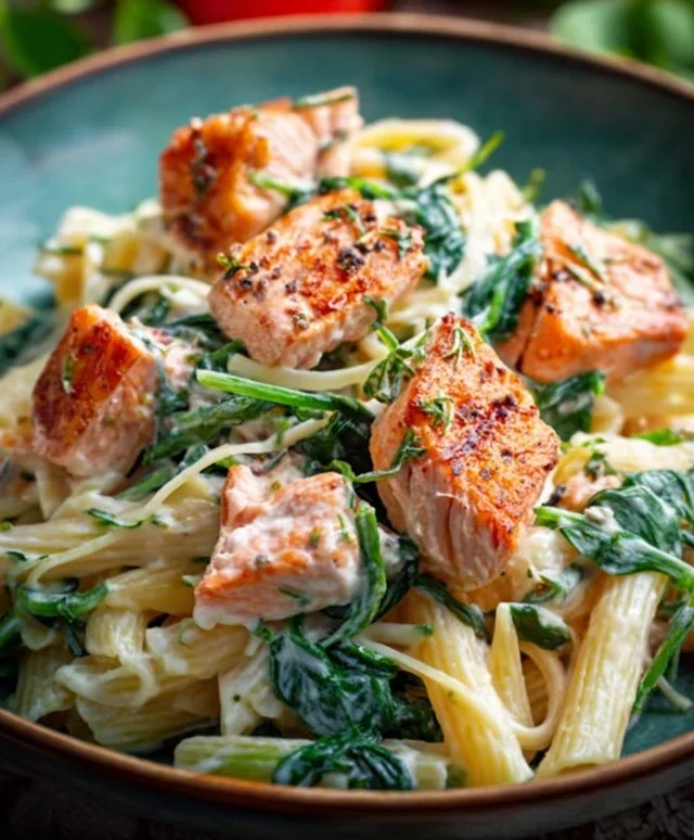 Salmon Spinach Pasta Dish: A Delicious and Nutritious Recipe to Try Today