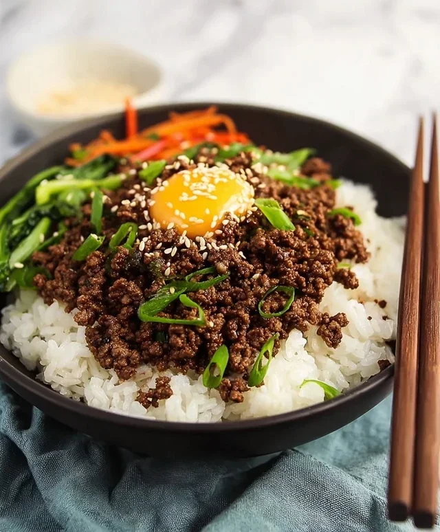 Korean Ground Beef Bowl (25-Minutes)