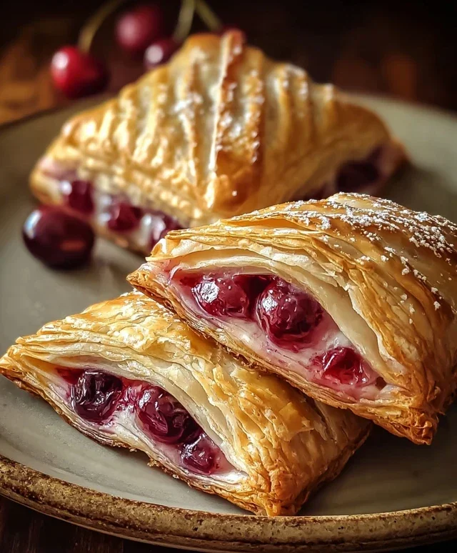 Easy Cherry Turnovers
