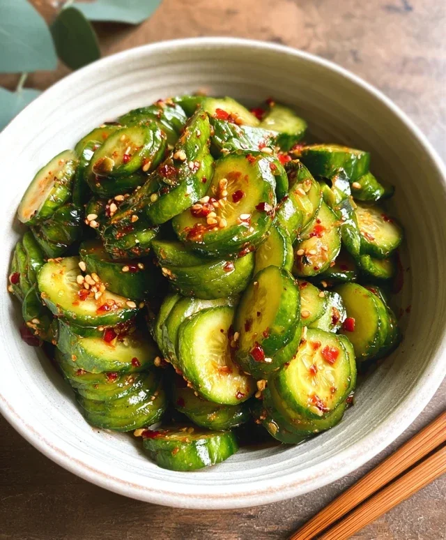 Spicy Asian Cucumber Salad