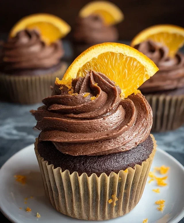 Orange Chocolate Cupcakes