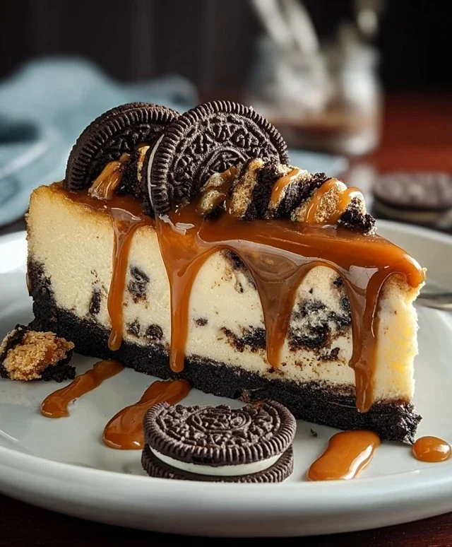 Oreo & Caramel Cheesecake