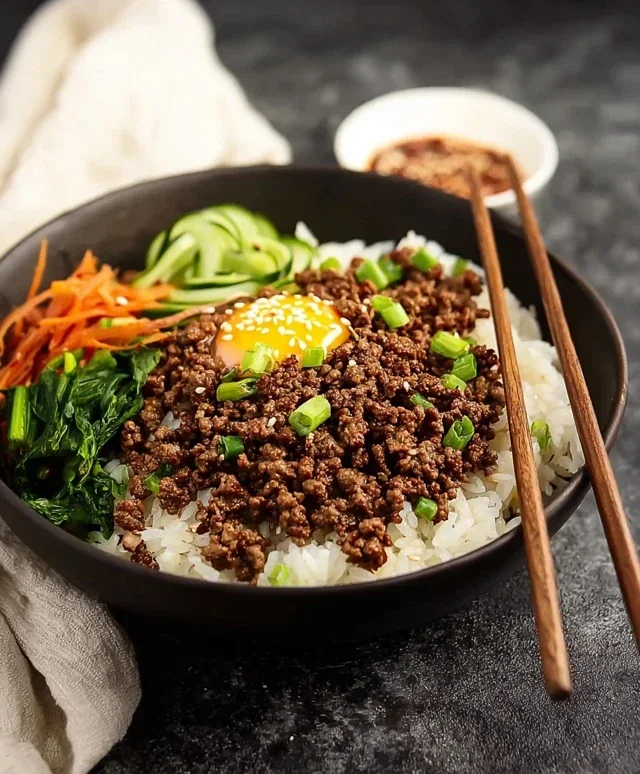 Korean Ground Beef Bowl (25-Minutes)