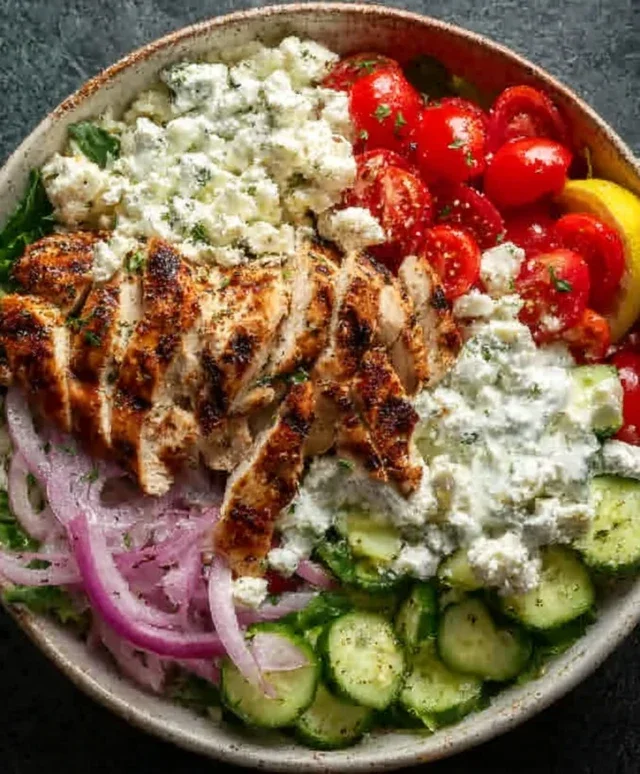 Greek Chicken Bowls