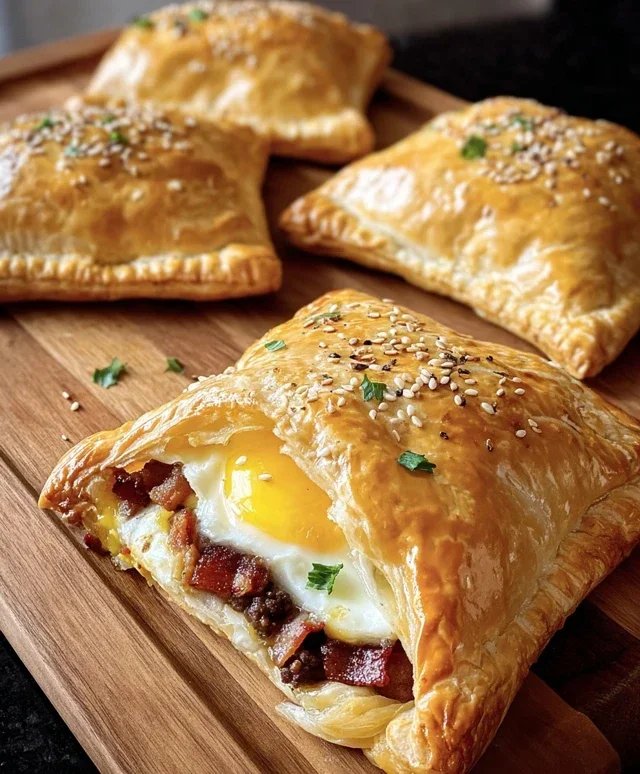 Breakfast Pockets Beef Beef Bacon Egg