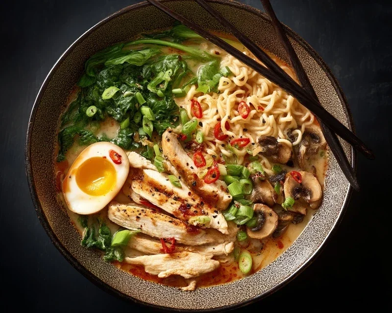 Creamy Garlic Chicken Ramen: An Incredible Ultimate Recipe