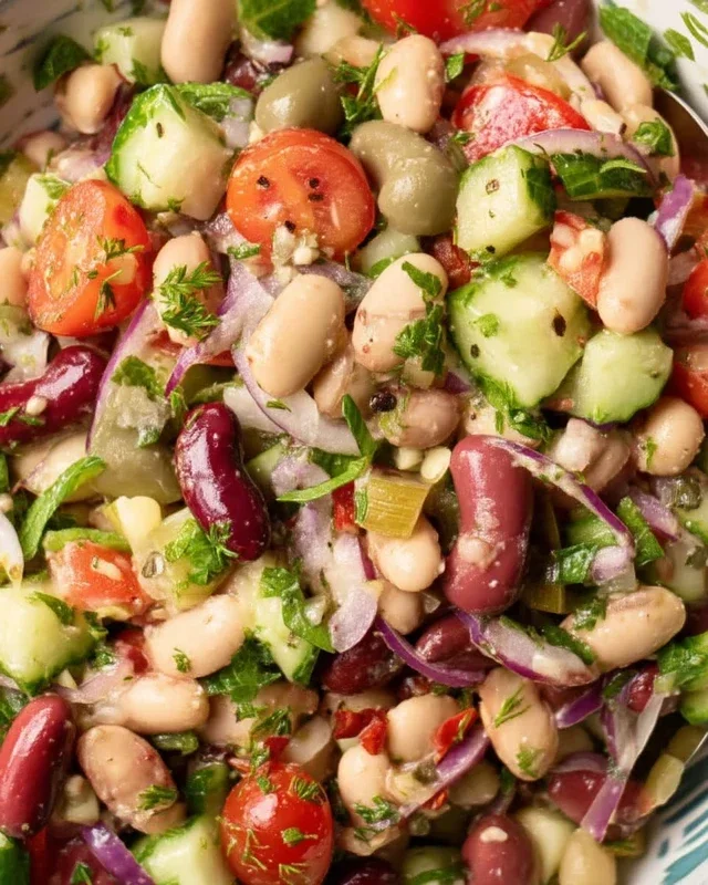 Mediterranean Bean Salad