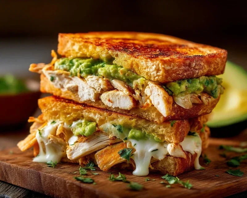 Chicken Avocado Melt Sandwich