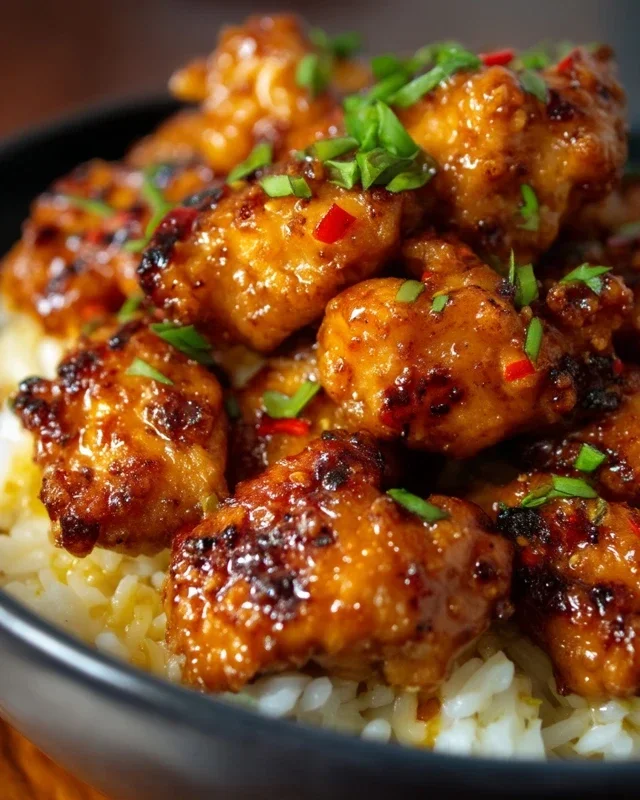 Sweet and Spicy Honey Pepper Chicken