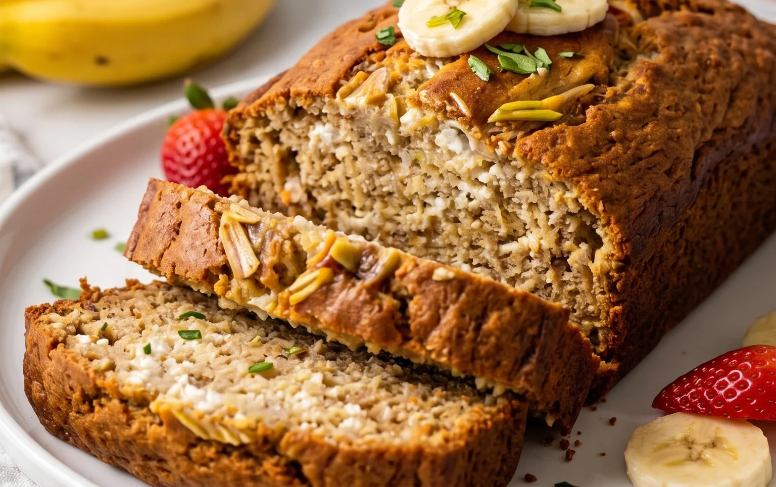Cottage Cheese Banana Bread