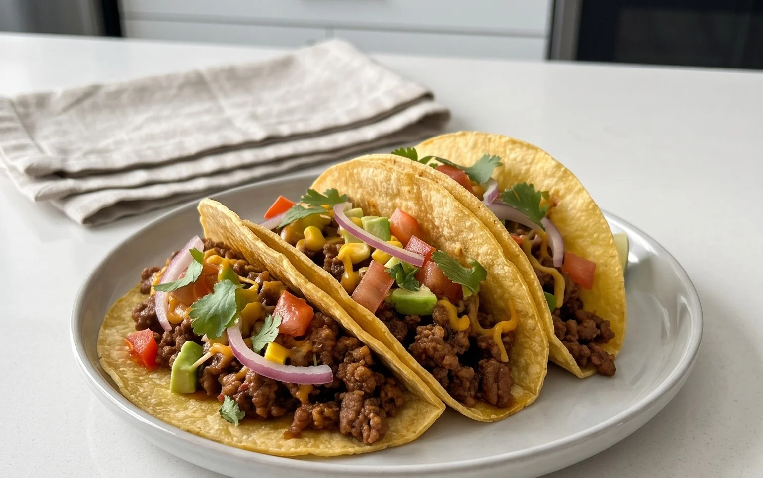 Crispy Ground Beef Tacos