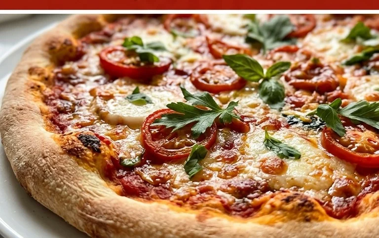 An excellent No Yeast Pizza Dough - quick easy homemade pizza!