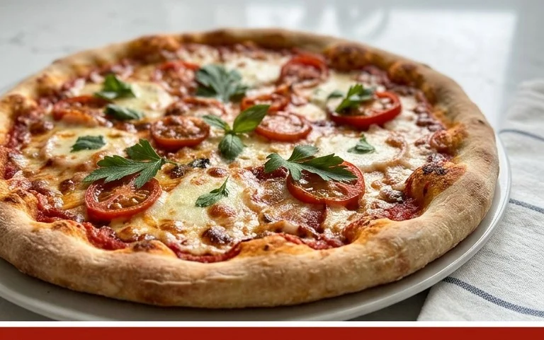 An excellent No Yeast Pizza Dough - quick easy homemade pizza!