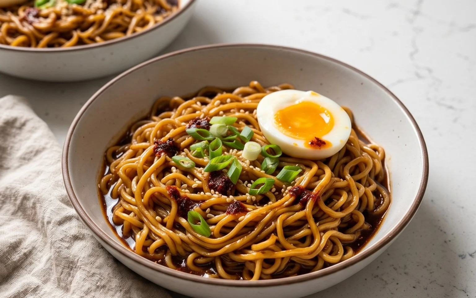 Easy Saucy Ramen Noodles