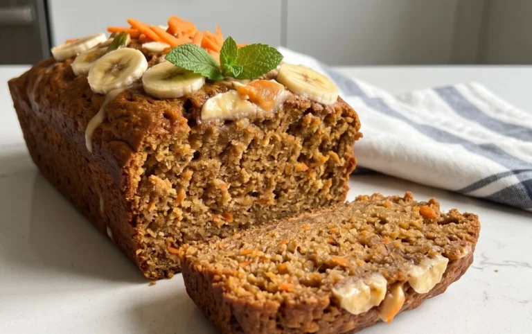 Dairy Free Carrot Cake Banana Bread