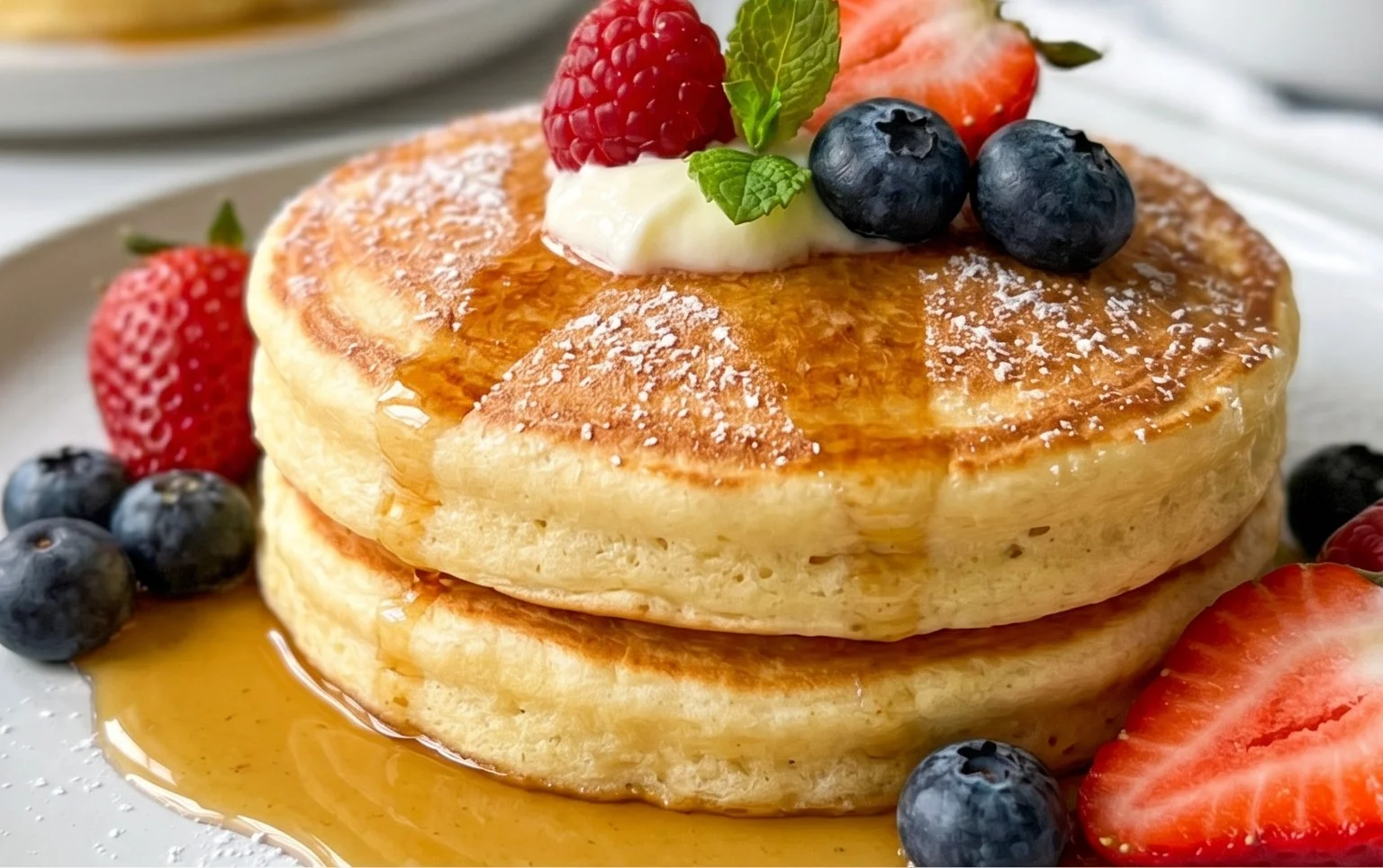 Fluffy Japanese Soufflé Pancakes