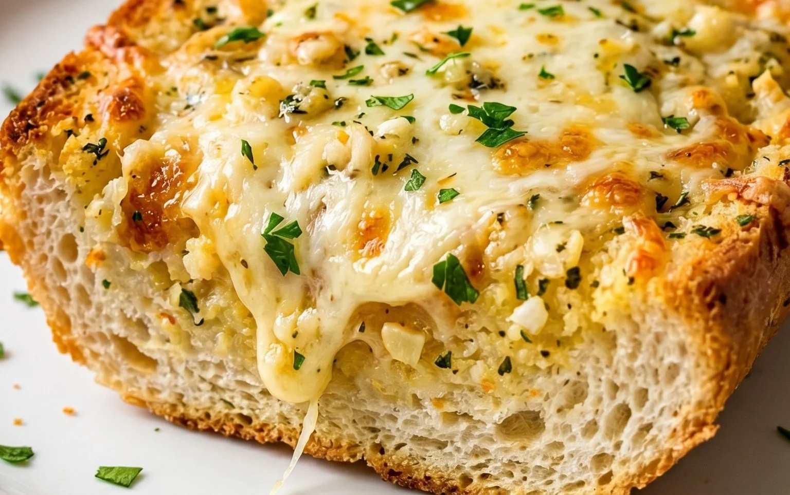 BEST CHEESY GARLIC BREAD RECIPE