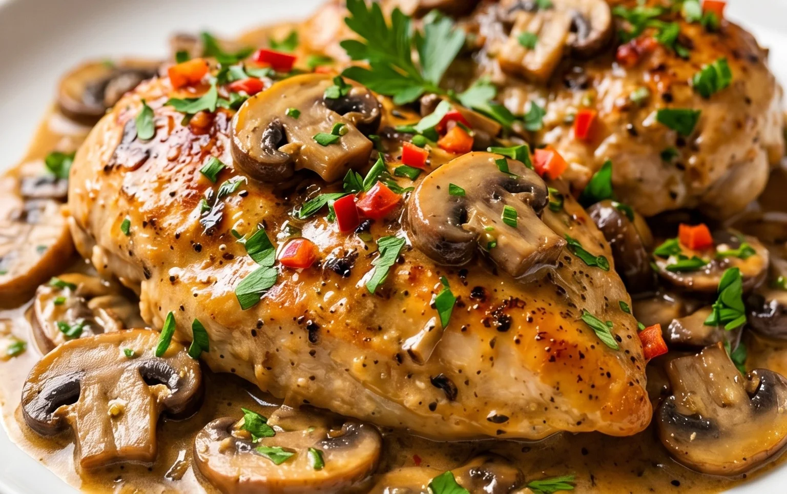 Creamy Mushroom Chicken Recipe