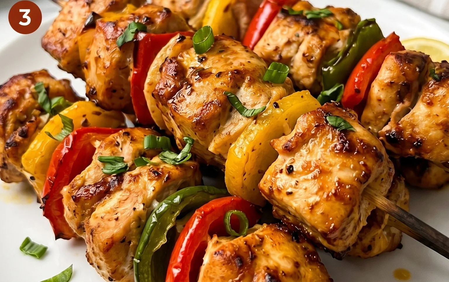 Air Fryer Chicken Skewers (VIDEO)