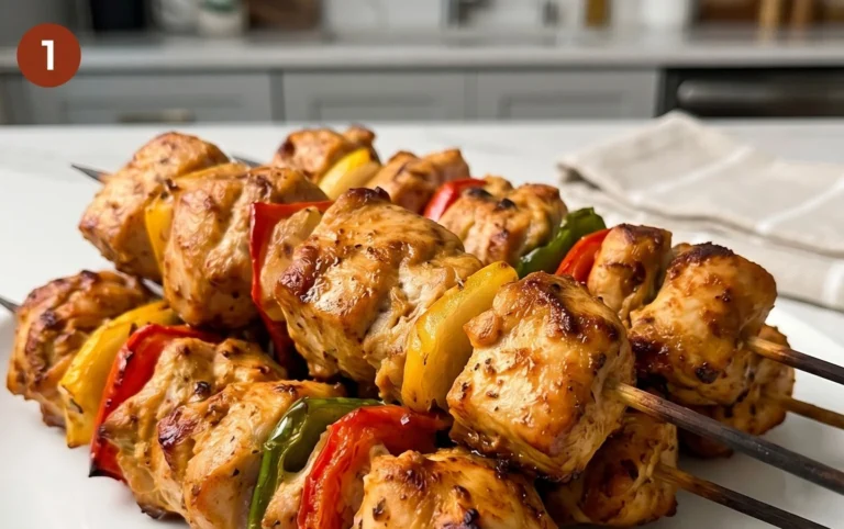 Air Fryer Chicken Skewers (VIDEO)