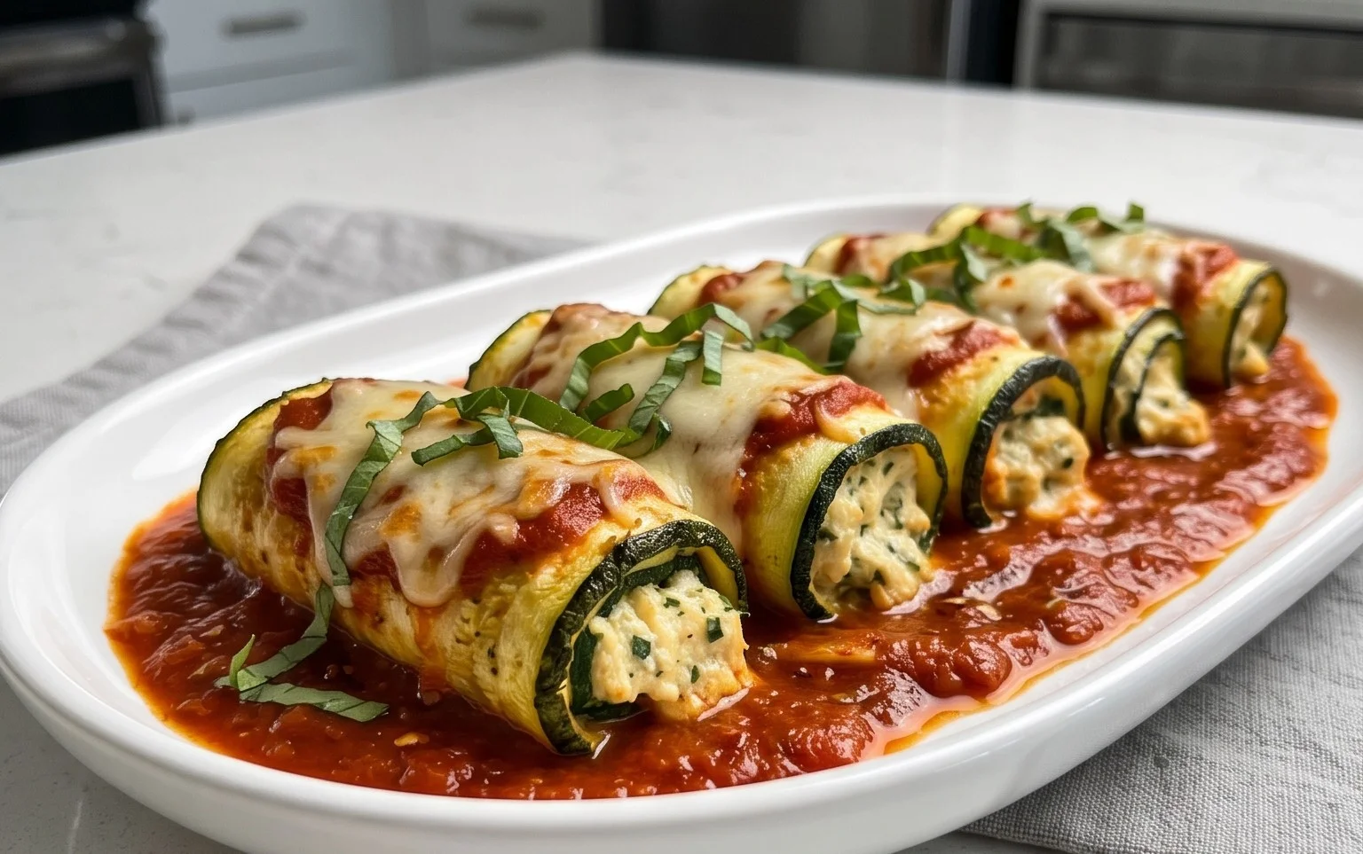 Vegan Zucchini Rollatini