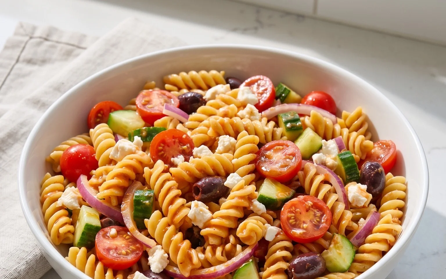 French Dressing Pasta Salad