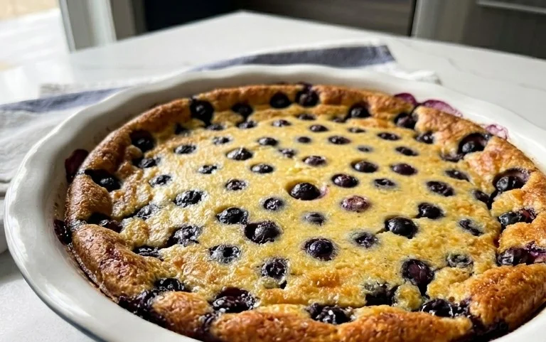 Lemon Blueberry Clafoutis