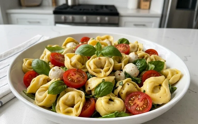 Tortellini Caprese Salad