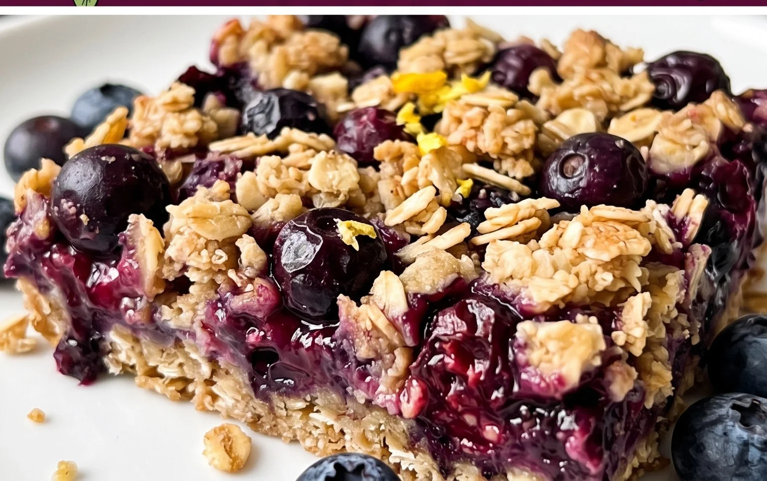 Blueberry Oatmeal Bars