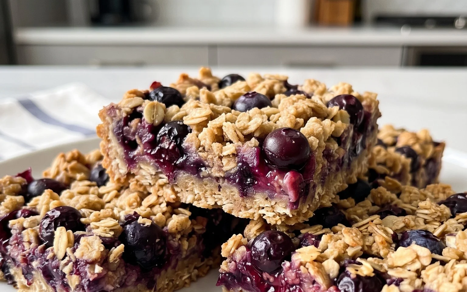 Blueberry Oatmeal Bars