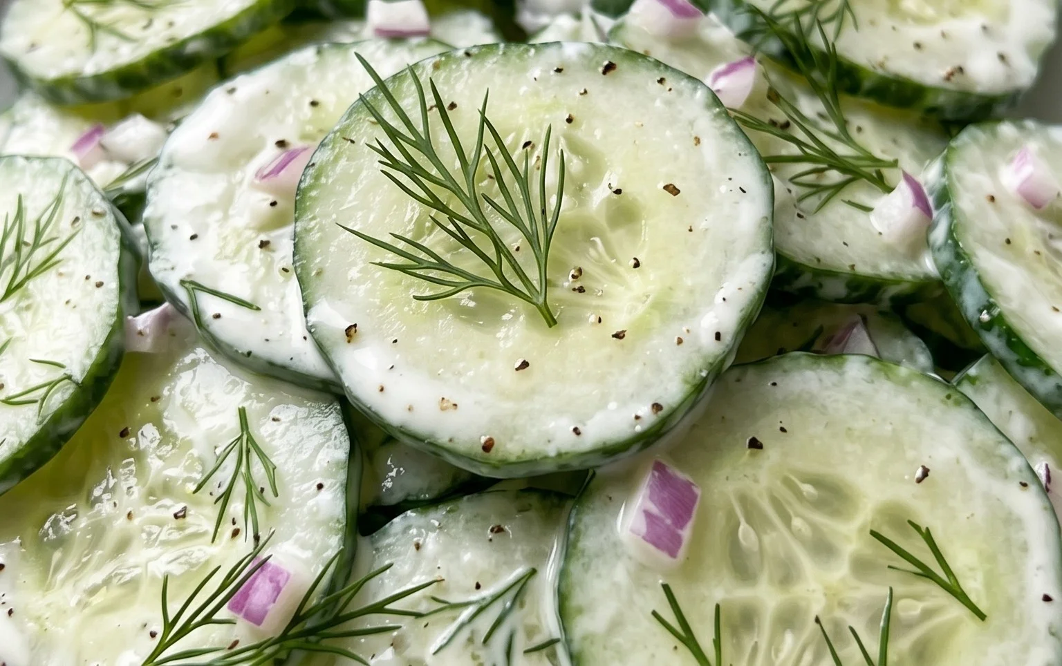Polish Cucumber Salad