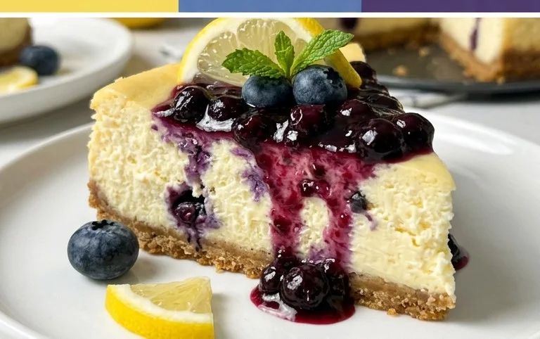 Lemon Blueberry Cheesecake