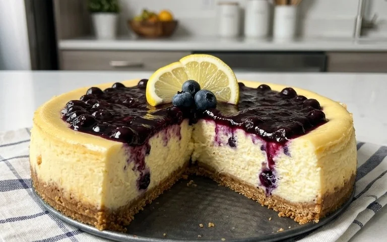 Lemon Blueberry Cheesecake
