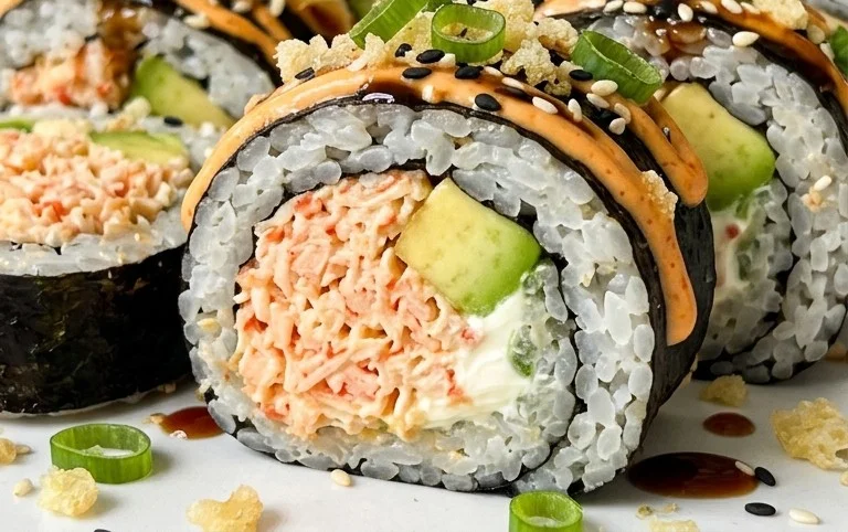 Kani Sushi (Spicy Crab Roll)