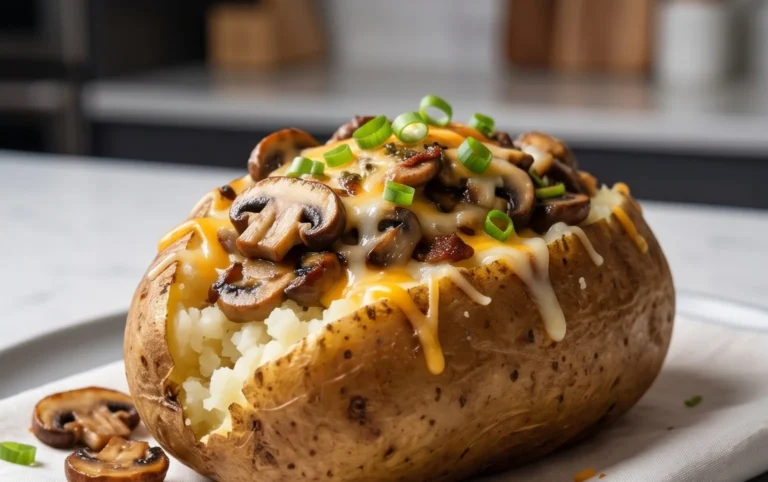 The Ultimate Stuffed Baked Potatoes with Mushrooms