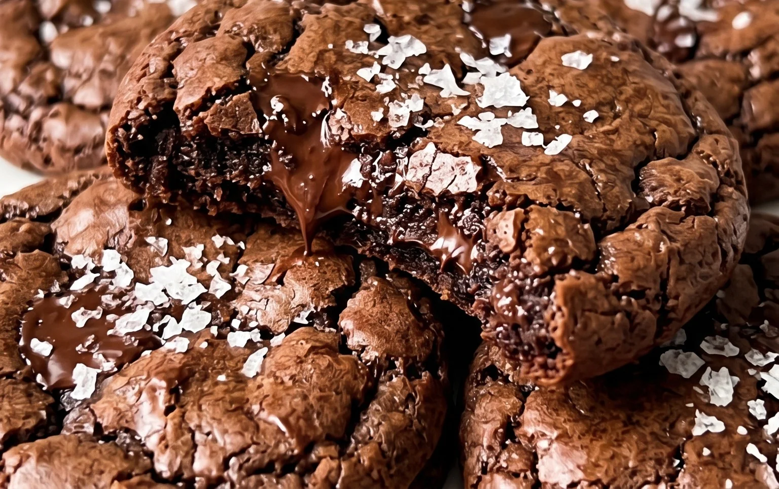 Salted Brownie Cookies
