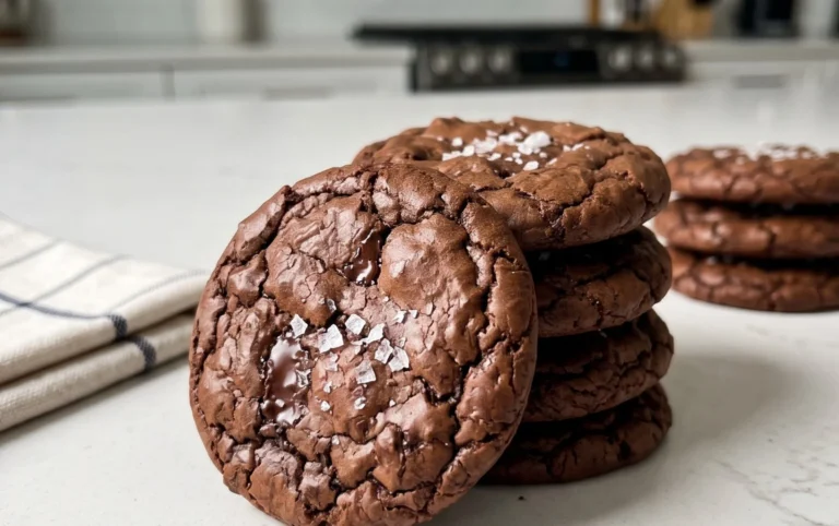 Salted Brownie Cookies